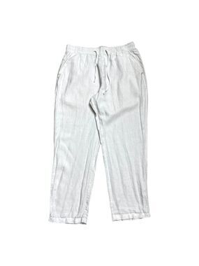 COTTON ON 100% Linen Lightweight Breathable Summer Boating Pants Mens Large